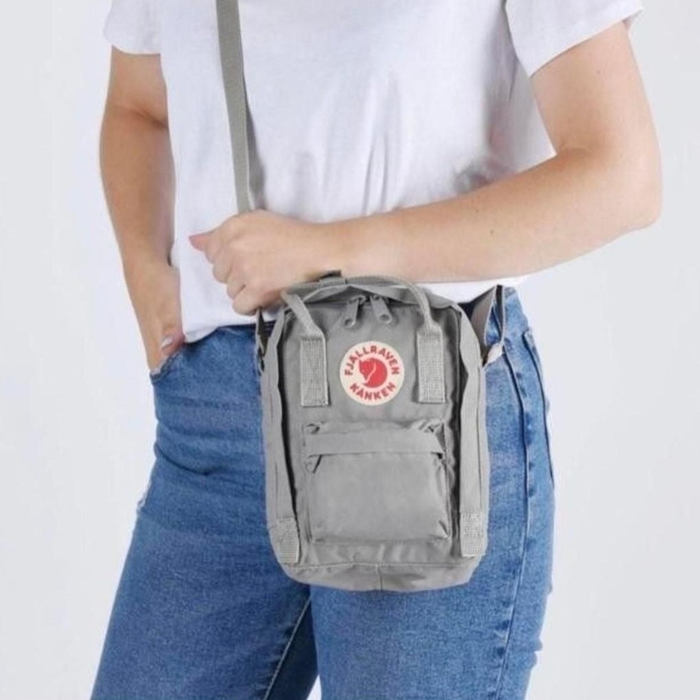 NEW $70 Fjällräven Gray Crossbody Bag